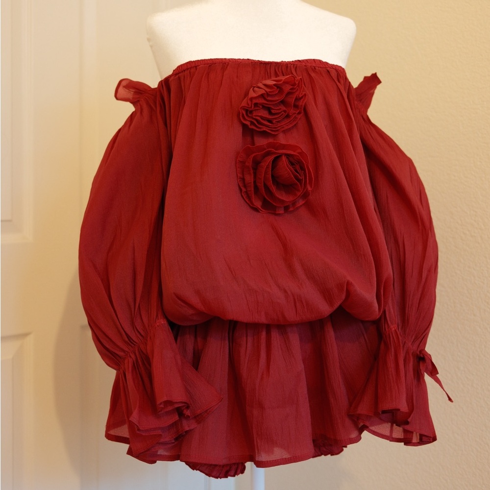 Elegant Off-Shoulder 2 Pieces Set